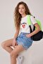 Ecru Plain Knitted Girl's T-Shirt Tkdss26Ts00079 - 2