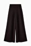 Black High Waist Pocketed Pleated Comfortable Fit Pants Tdrss26Pl00050 - 2