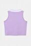 Lilac Polo Neck Diver/Scuba Crop Knitted Plus Size Sports Top/Blouse Tbbss26Af00255 - 6