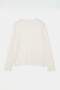 Beige Off-Shoulder Regular Fit Wardrobe Essentials Interlock 100% Cotton Long Sleeve T-Shirt Tmnaw27Ts00001 - 7
