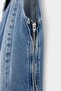 Mavi Kolsuz Asimetrik Midi Denim Elbise TWOAW27EL00030 - 6