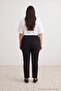 Black High Waist Wide Leg Medium Stretch Straight Smoke Jeans Tbbaw27Cj00008 - 4