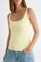 Yellow Knitted Athlete Top Twoss26Al00015 - 3