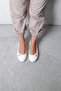 Women's White Faylon Fur Lined Star Detailed Home Slippers 2cm Byndfaymj01 - 2