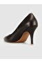 Brown Genuine Leather Classic Stiletto Women's Shoes - 4