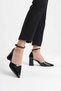 Black Patent Leather Women's Heeled Shoes Tr08Ms11A - 3