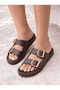 Luna Fia Women's Slippers 001244 Brown
