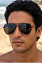 Belletti Black Drop Police Pilot Polarized Men's Sunglasses Bl2104