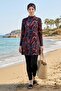 3-Piece Hijab Swimsuit Set 1525 - Black - 2