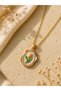 Tulip Detailed Stainless Gold Women's Steel Necklace - 2