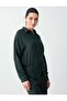 Dark Green Relaxed Fit Long Sleeve 100% Cotton Woven Shirt