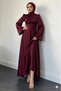 Zara Satin Belt Piece Evening Dress - 4
