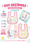 Set of 3 Baby Bibs / in Special Box / Liquid-Proof and Washable