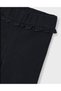 Girl's Spanish Style Ribbed Detailed Trousers 2-10 Years Black - 3