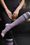 Bamboo Seamless Colorful Knee Length 15-20 mm Hg Pressure Women Men Compression Socks 3596 - 6