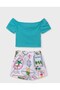 Girl youth 6293 top shorts set gkm0212 - 3