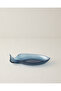 Fishy Glass Snack Bowl 21 cm Blue