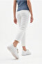 Women's Sneaker Thick Sole Multi-Piece Removable Beaded Buckle Sports Shoes Tivali White - 4
