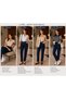 Women's High Waist Boyfriend Denim Pants - 6