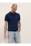 Men's T-shirt with polo style, breathable cotton fabric, comfy fit, ideal for casual or smart look. - 3