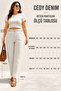 Women's Summer Large Size Synthetic Linen High Waist Elastic Narrow Leg Mom Pants C611 - 2