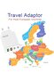 EU Travel Charger,Fast Charging,2 USB C & 2 USB A Ports,for iPhone/Samsung - 4