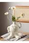 Ceramic Flower Planter,Modern Style Mini Plants Container,for Home Office Decor - 6