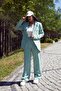 Retro Palazzo Set-Light Mint
