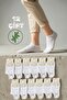 12 Pairs of Women's White Bamboo Invisible Sneakers Socks |   Seamless, Fragrant, Soft