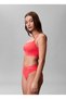 Pink Women's Bikini Top Square Neck Bralette - 4