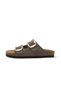 Ines Mink Color Orthopedic Cork Sole Slippers - 6