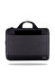 Classone ml-f100 13,14,15.6" mila laptop bag, compatible with lenovo, hp, asus, macbook, mac air - black - 4