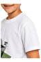 Boy's Digital Concept Printed White T-Shirt - 4