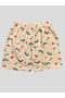 Girl's 100% Cotton Pink Rainbow Patterned Short Sleeve Shorts Summer Pajama Set - 6