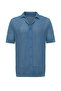 Men's short sleeve openwork shirt