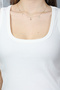 Women's Compact Combed Cotton Camisole Ribbed Tank Top Crop 95% Cotton 5% Elastane - 4