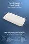 Visco Orthopedic Children's Pillow (Sensitive Baby) with Air Channels, 66X33X6Cm, White - 4