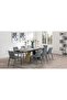 Metal Extendable Dining Table Grey - 2