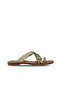 Yellow Multi Leather Women's Flip Flops Slipper 01Wu3419 - 2