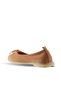 Orange Suede Women's Flat Ballerinas 01Ws12601 - 5