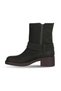 Khaki Nubuck Women's Heeled Boots 01Wd2701 - 3