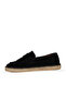 Black Suede Men's Espadrille Shoes - 3