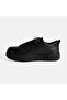 Women's Black Lace-Up Leather Casual Shoes - 3