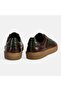 Men's Brown Laced Leather Casual Shoes - 8