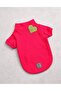 Yellow Heart Neon Pink Flexible Basic Ribbed Knit Dog Sweatshirt - 2