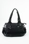 Sn 6018 Women's Water Resistant Parachute Fabric Hand Shoulder Bag Arm Bag Crossbody Bag Black - 7