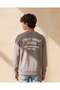 Senior Boys Grey Plain Sweatshirt - 3
