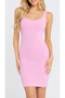 Pink Ottoman Narrow Fit Mini Dress - 2