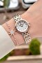 Rose Silver Color 25 mm Women's Wristwatch with Gift Packaging - 4