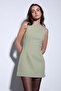 Green Women's Mini Dress - 4